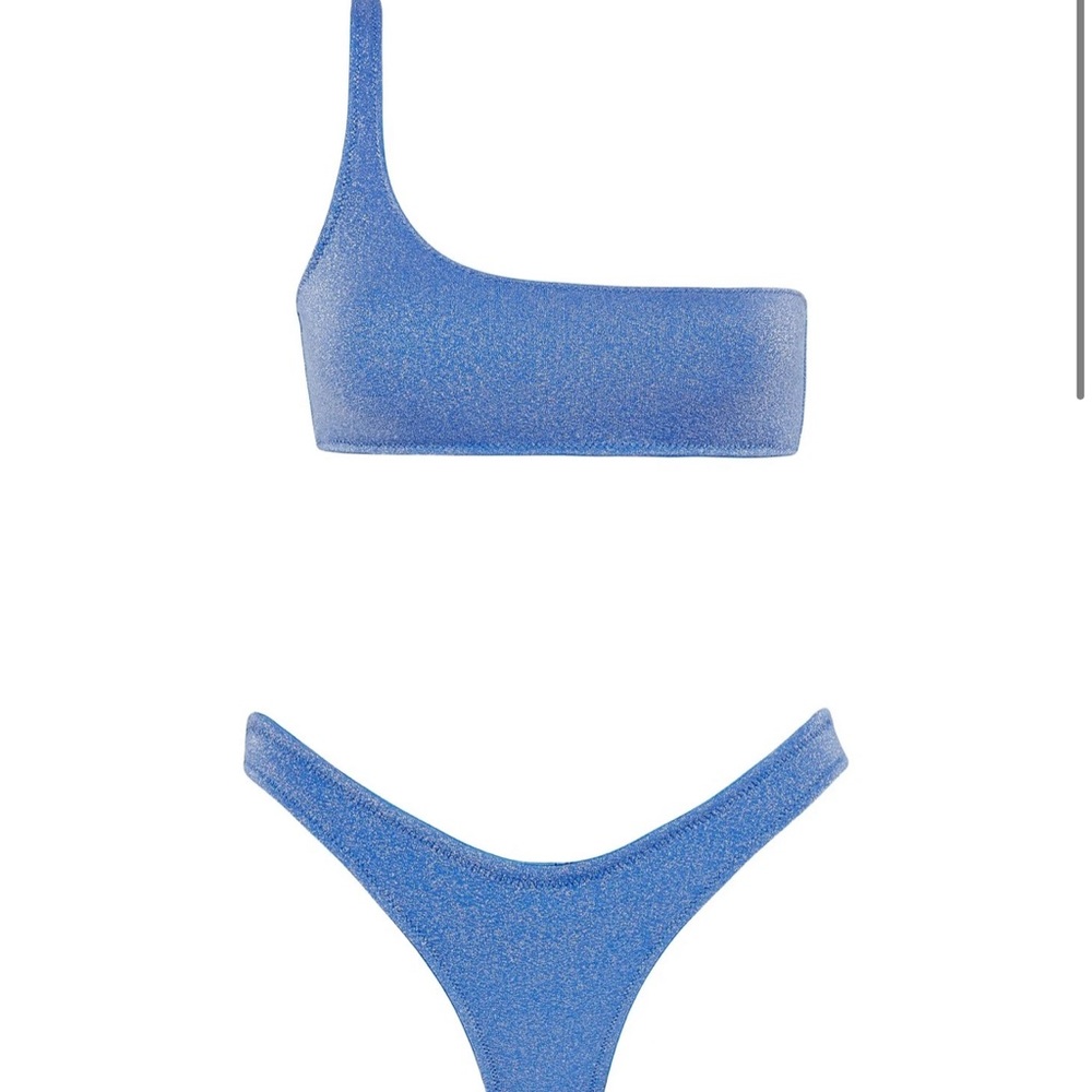 Triangl marina sparkle one shoulder